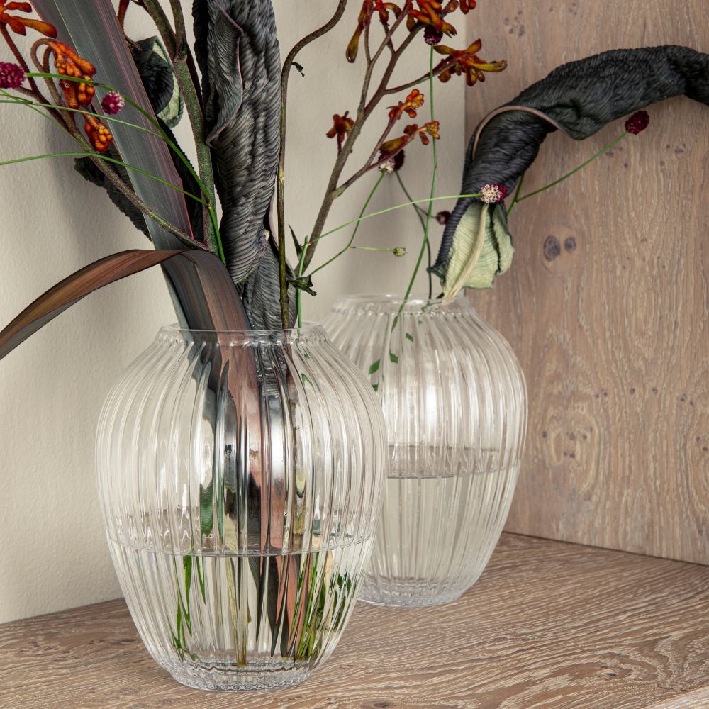 Vas HAMMERSHOI 18,5 cm, klart glas, Kähler