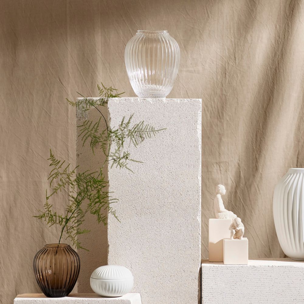 Vas HAMMERSHOI 18,5 cm, klart glas, Kähler