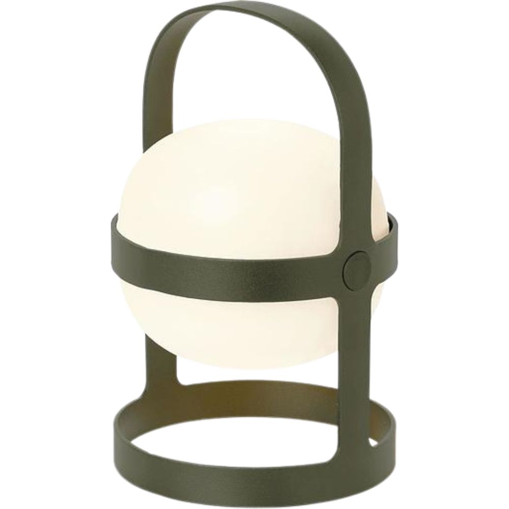 Bärbar bordslampa SOFT SPOT 34 cm, LED, olivgrön, Rosendahl