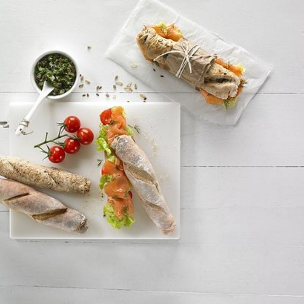 Bakset för bröd och baguette, 3 st, brun, Lékué