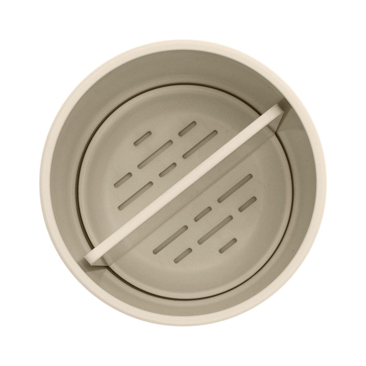 Tandborstmugg RENEW, mjuk beige, Brabantia