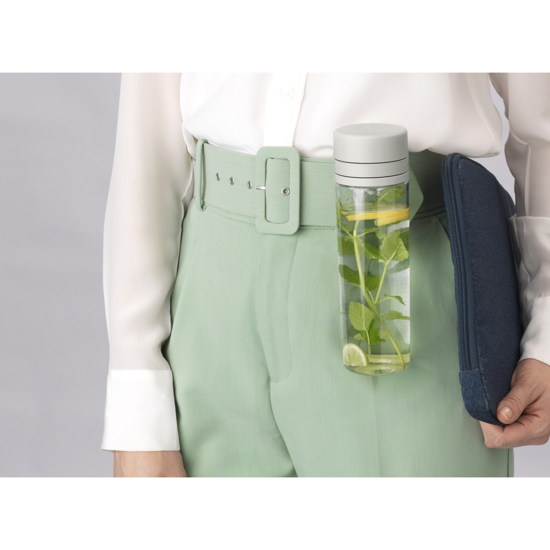 Vattenflaska MAKE & TAKE 500 ml, ljusgrå, Brabantia
