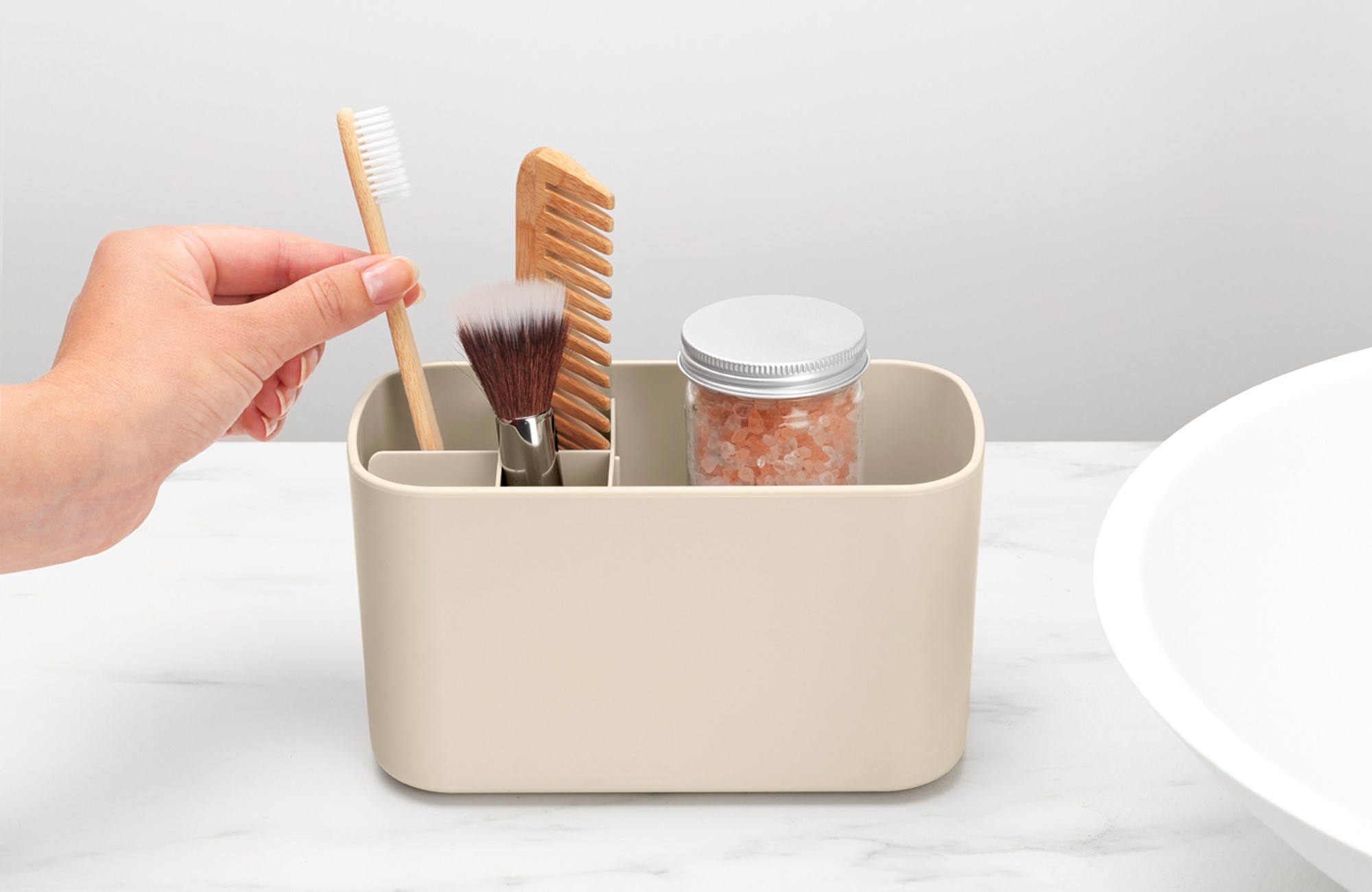 Badrumsförvaring RENEW mjuk beige, Brabantia