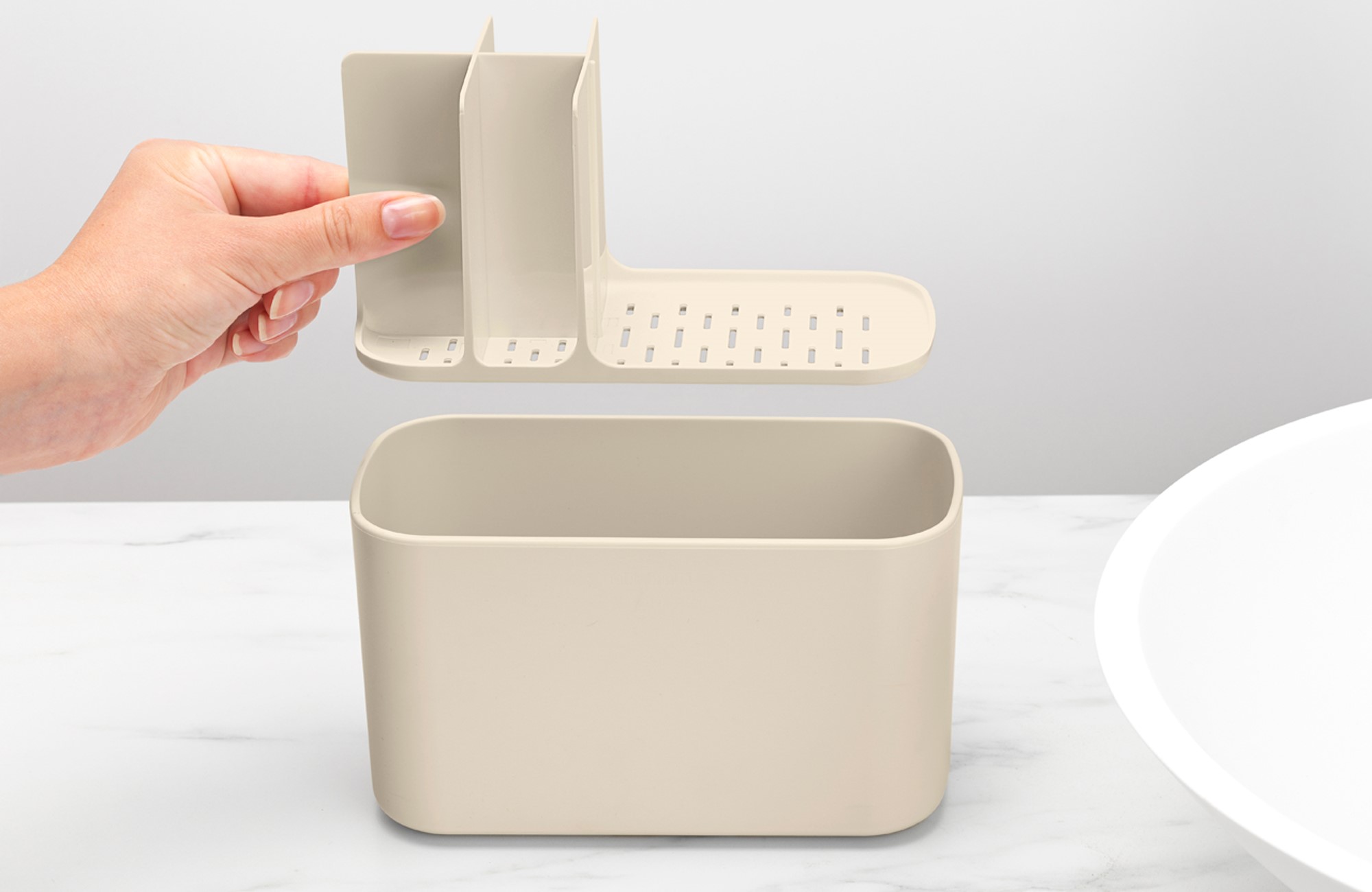 Badrumsförvaring RENEW mjuk beige, Brabantia