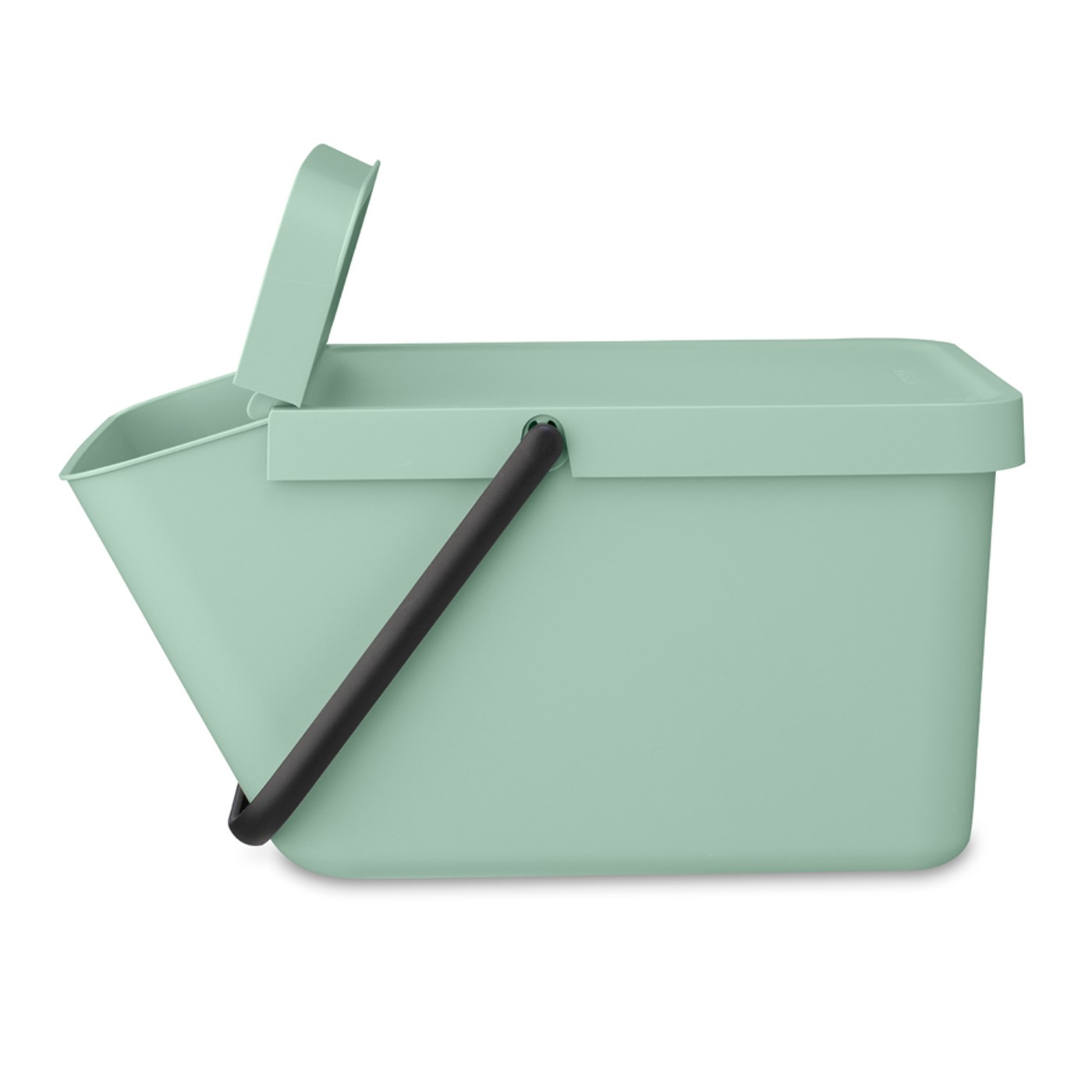 Avfallskärl SORT & GO 20 l, stapelbar, jadegrön, Brabantia