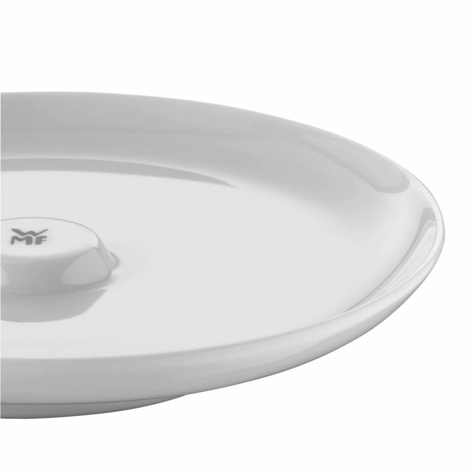 Kaffekopp med fat BARISTA, set i 2 delar, 160 ml, vit, WMF