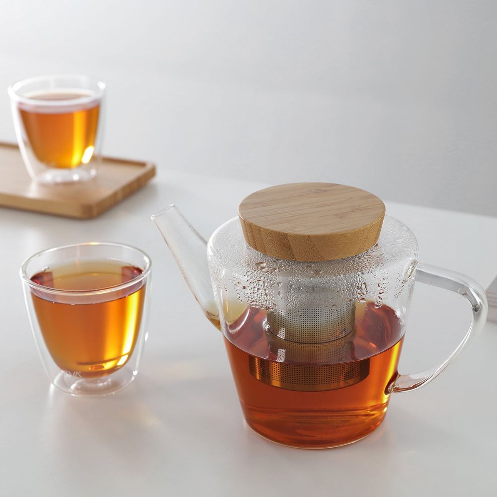 Tekanna INFUSION 1 l, ljust, glas1, Viva Scandinavia