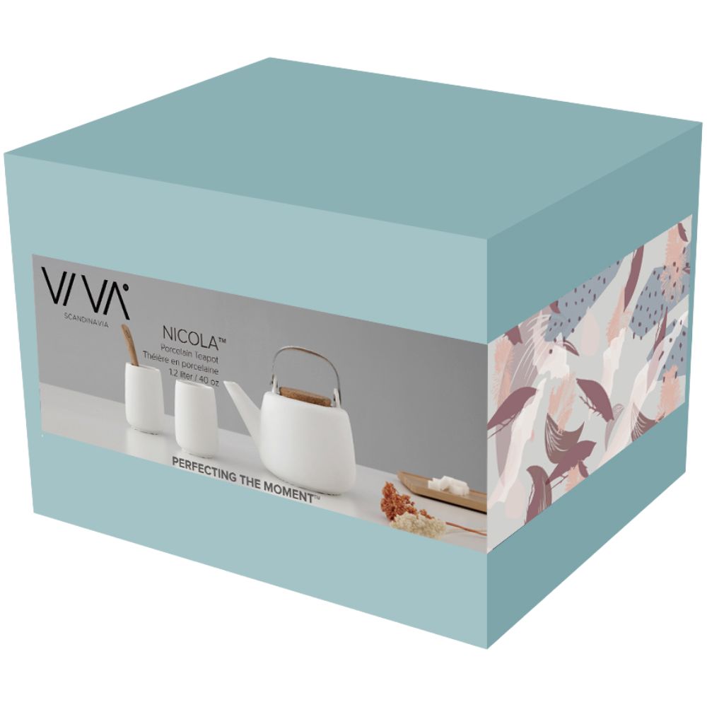 Tekanna NICOLA 1,2 l, vit, Viva Scandinavia