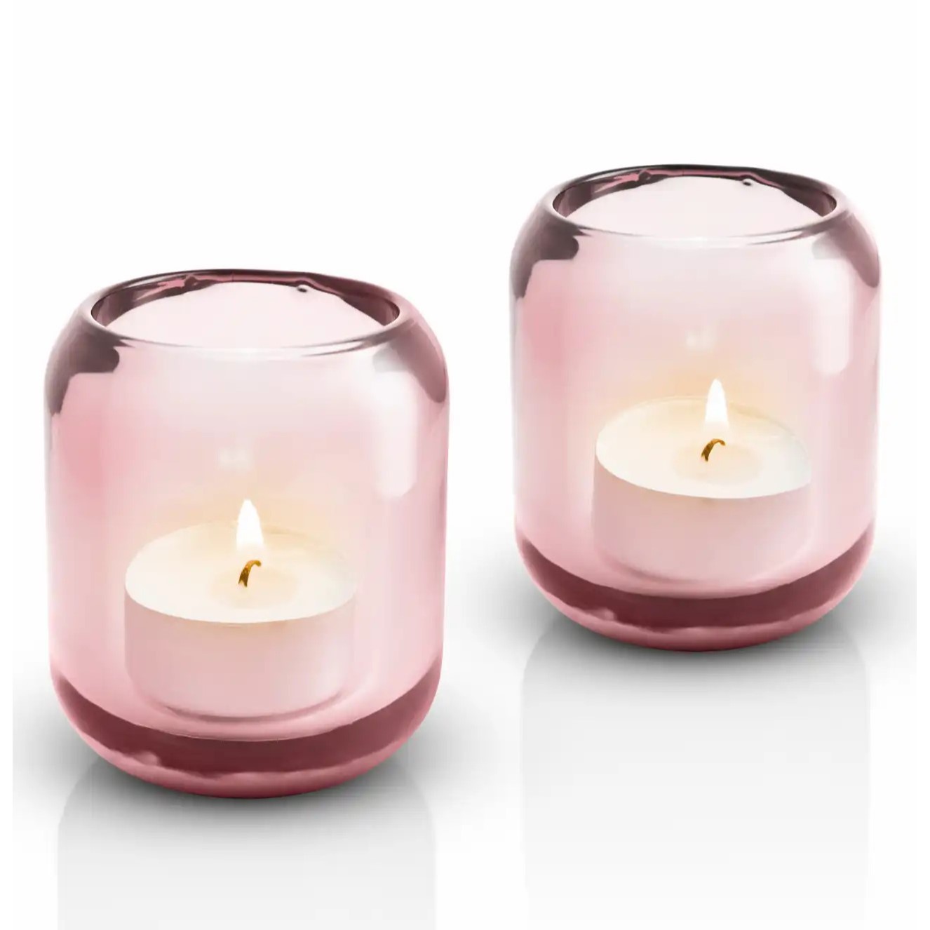 Värmeljushållare ACORN set i 2 delar, rosa, Eva Solo