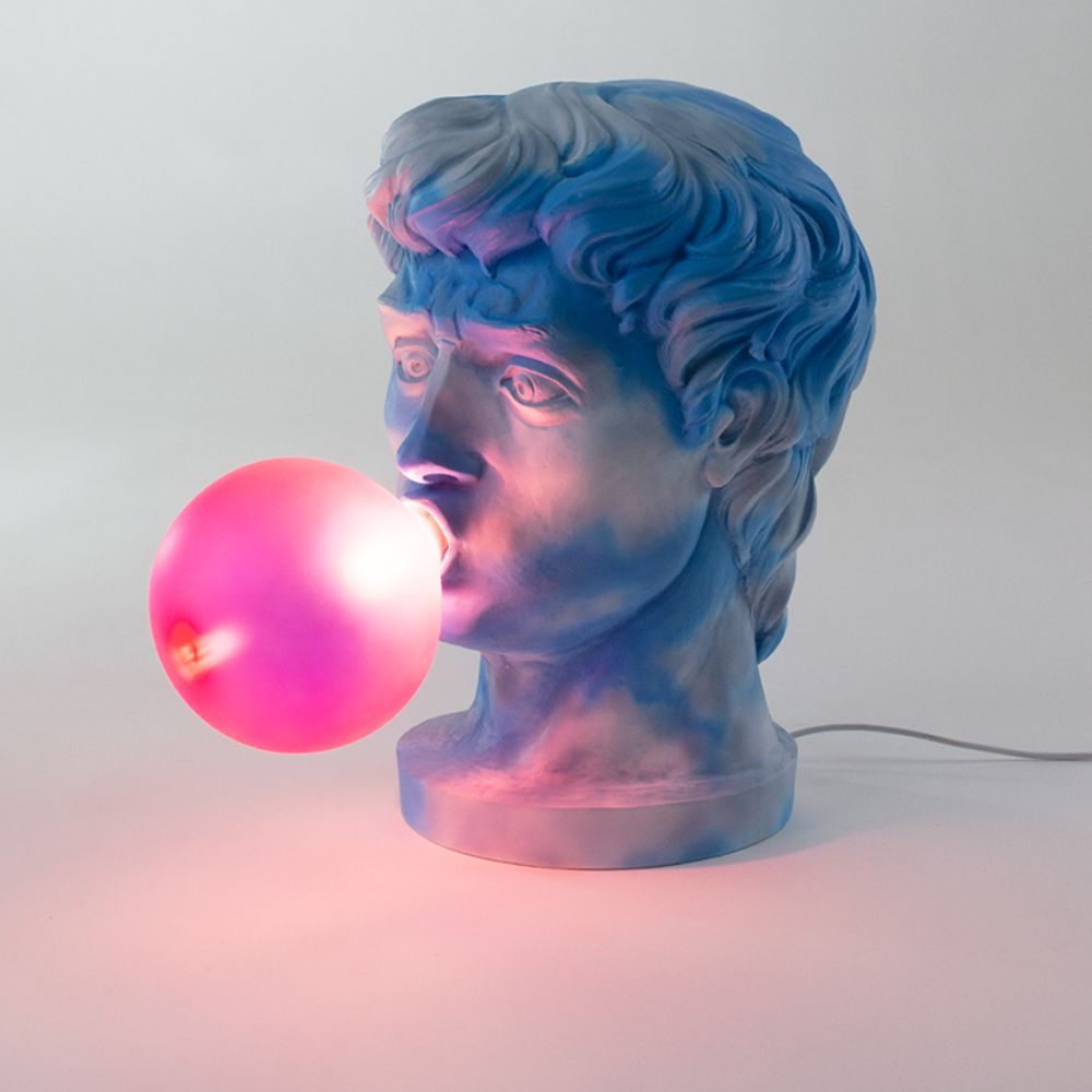 Bordslampa WONDER CLOUD 40,5 cm, blå, Seletti