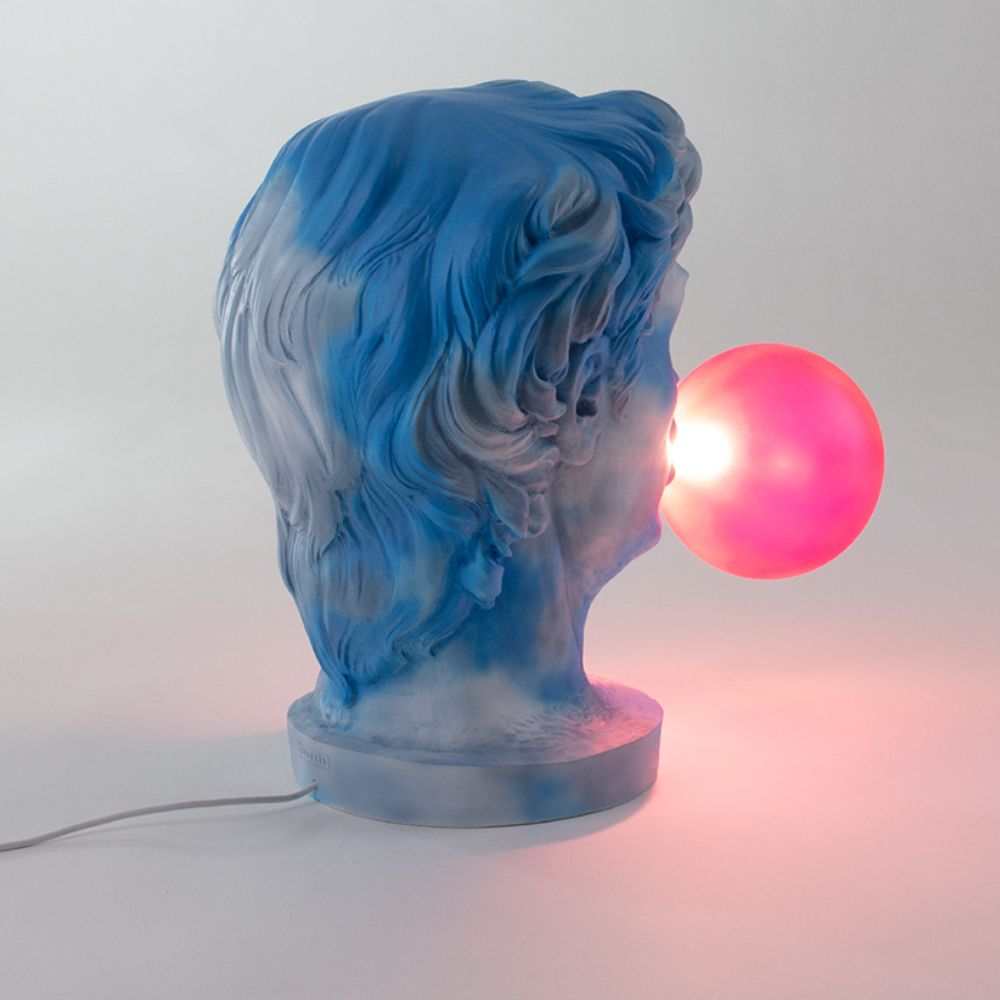 Bordslampa WONDER CLOUD 40,5 cm, blå, Seletti