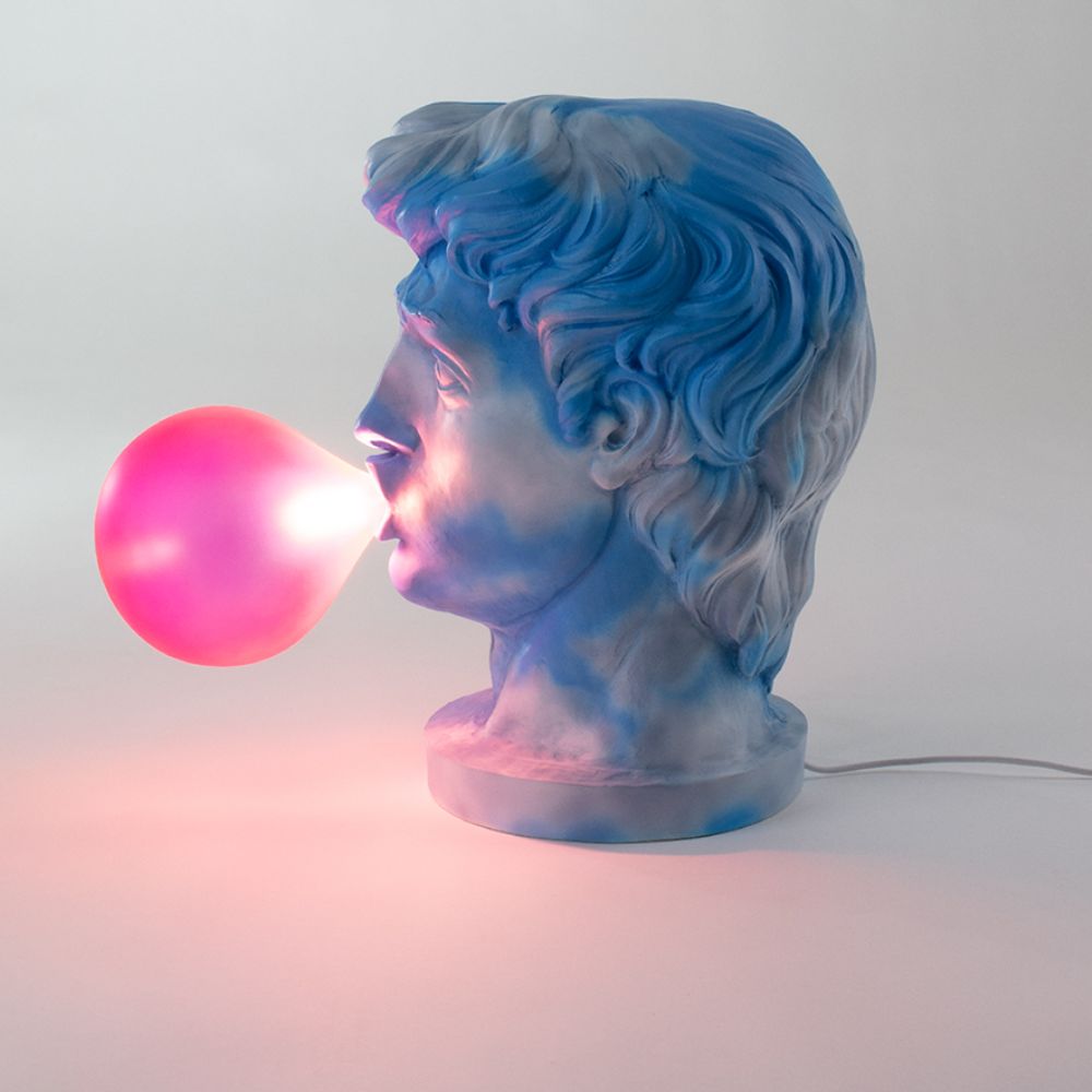 Bordslampa WONDER CLOUD 40,5 cm, blå, Seletti