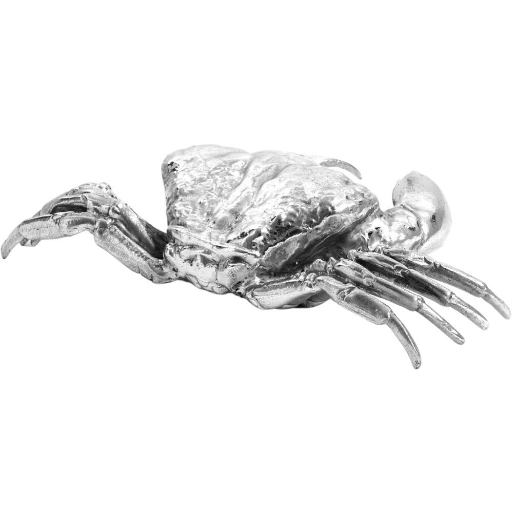 Figur WUNDERKAMMER HOLY CRAB 32 cm, silver, aluminium, Seletti