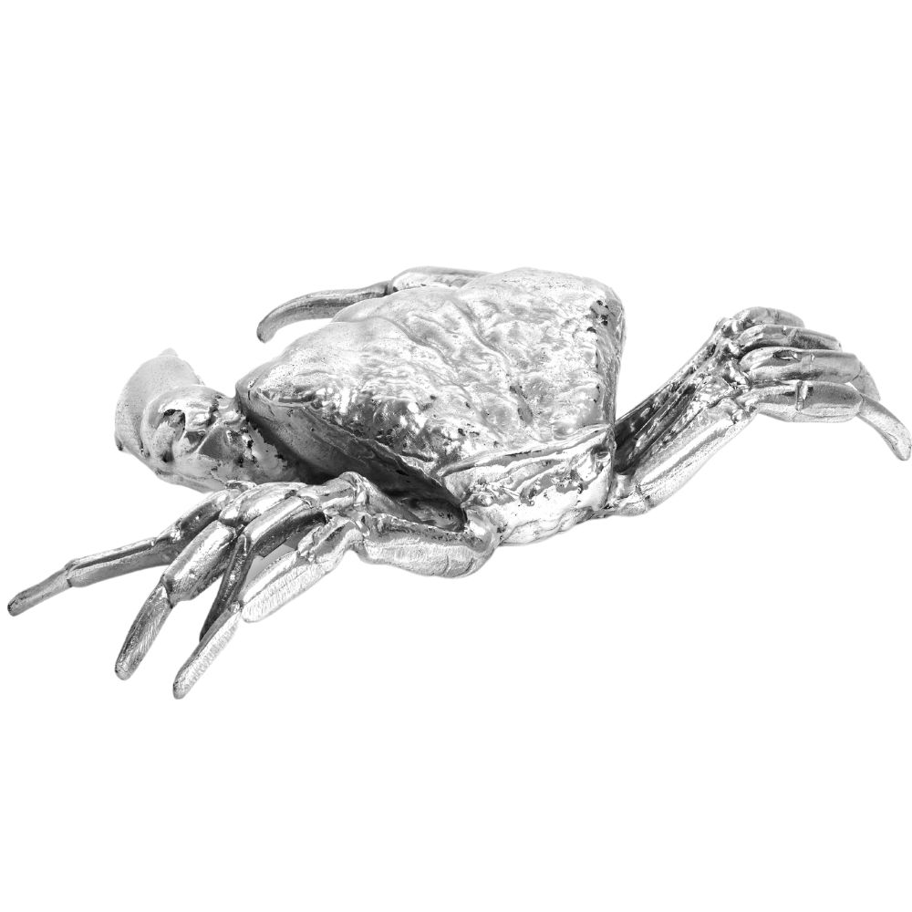 Figur WUNDERKAMMER HOLY CRAB 32 cm, silver, aluminium, Seletti