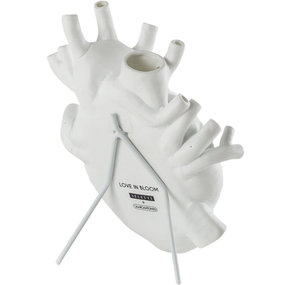 Vas LOVE IN BLOOM 25 cm, vit, Seletti