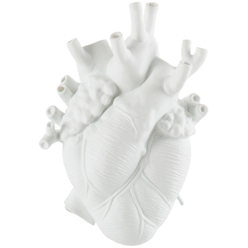 Vas LOVE IN BLOOM 25 cm, vit, Seletti