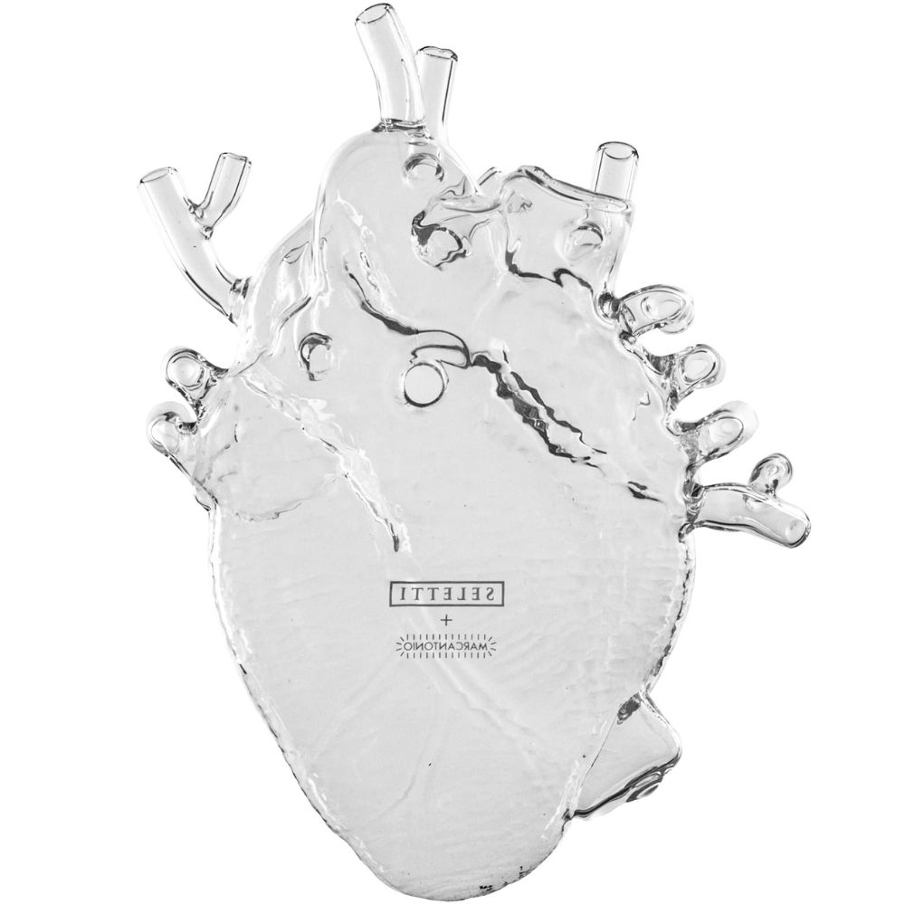 Vas LOVE IN BLOOM 25 cm, glas, Seletti