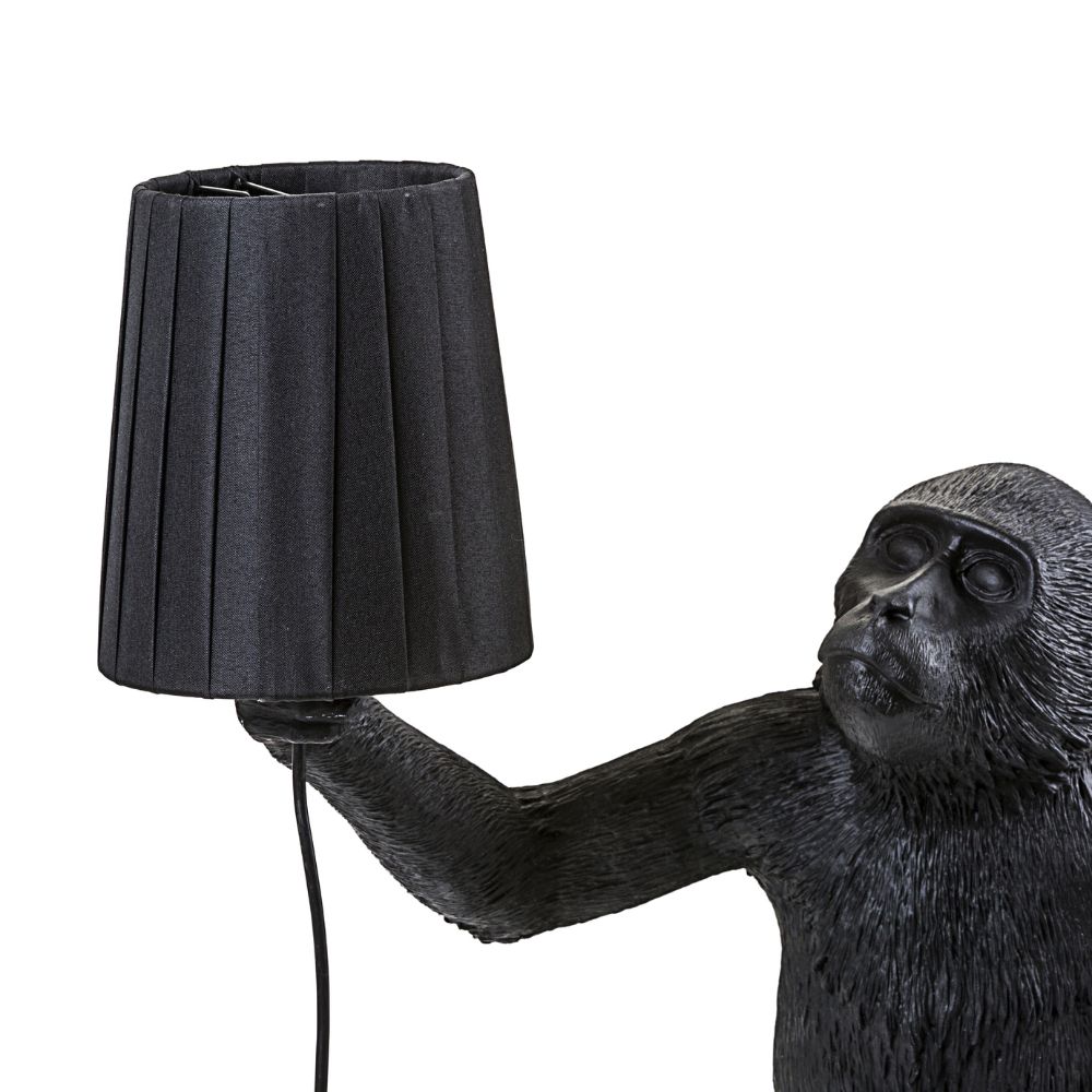 Lampskärm MONKEY, svart, Seletti
