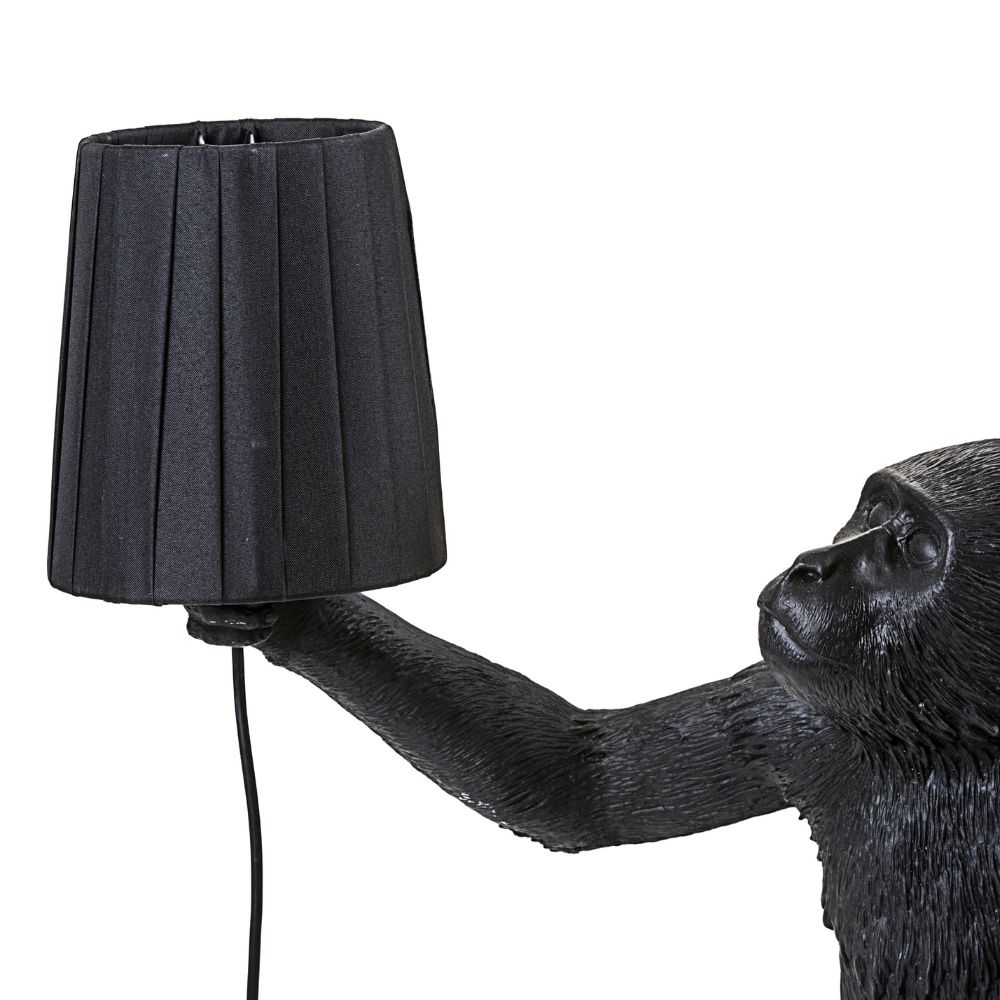Lampskärm MONKEY, svart, Seletti