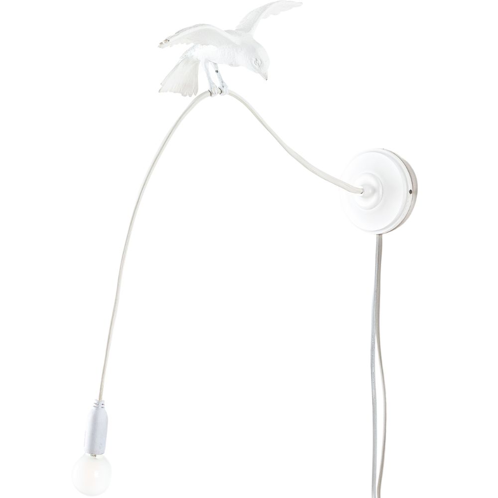 Vägglampa SPARROW CRUISING 100 cm, vit, Seletti