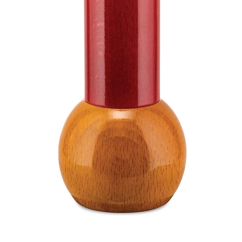 Salt- eller pepparkvarn MP0210, röd/gul/svart, Alessi