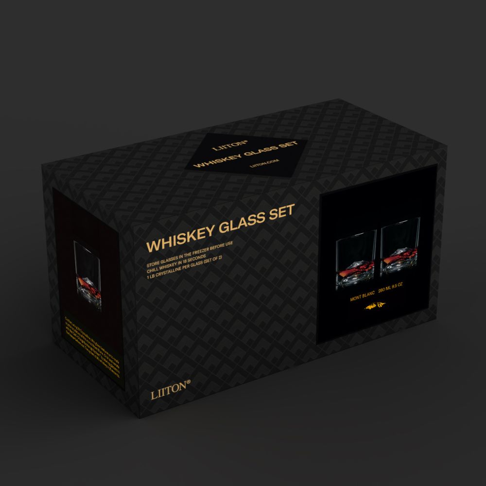 Whiskyglas MT.BLANC set i 2 delar, 280 ml, Liiton
