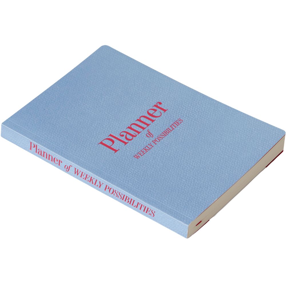 Planerare PLANNER OF WEEKLY POSSIBILITIES, 238 sidor, blå, Printworks