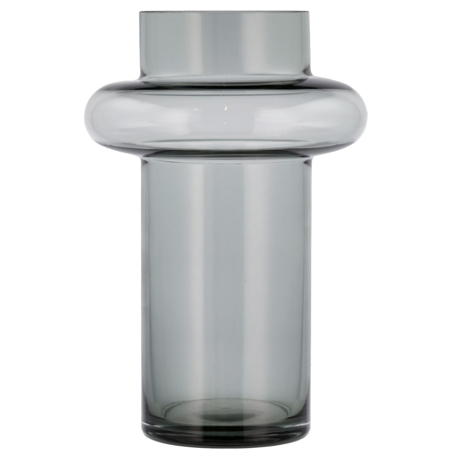Vas TUBE 25 cm, rökigt glas, Lyngby Glas