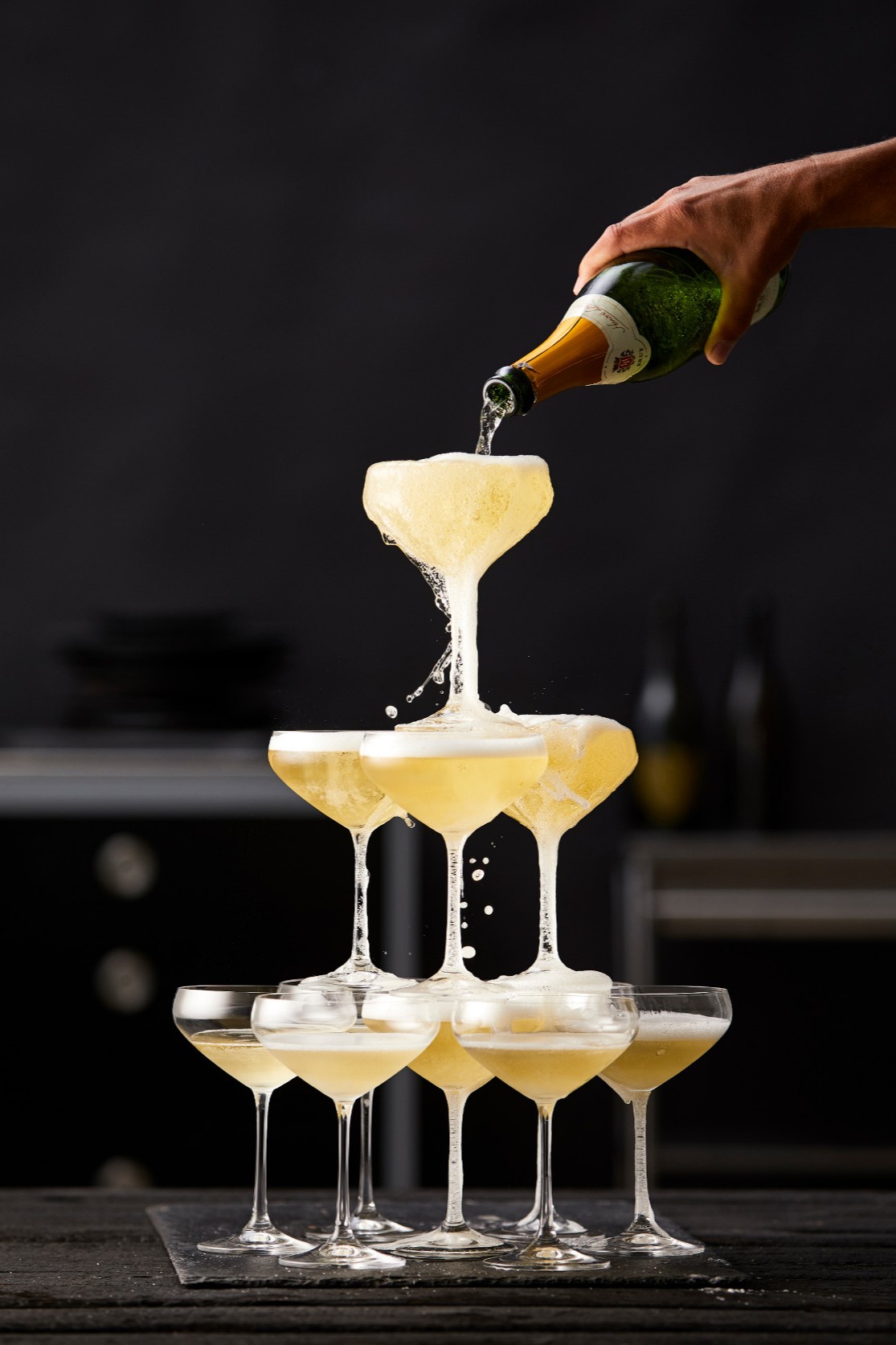 Champagneglas JUVEL, set i 4 delar, 340 ml, Lyngby Glas