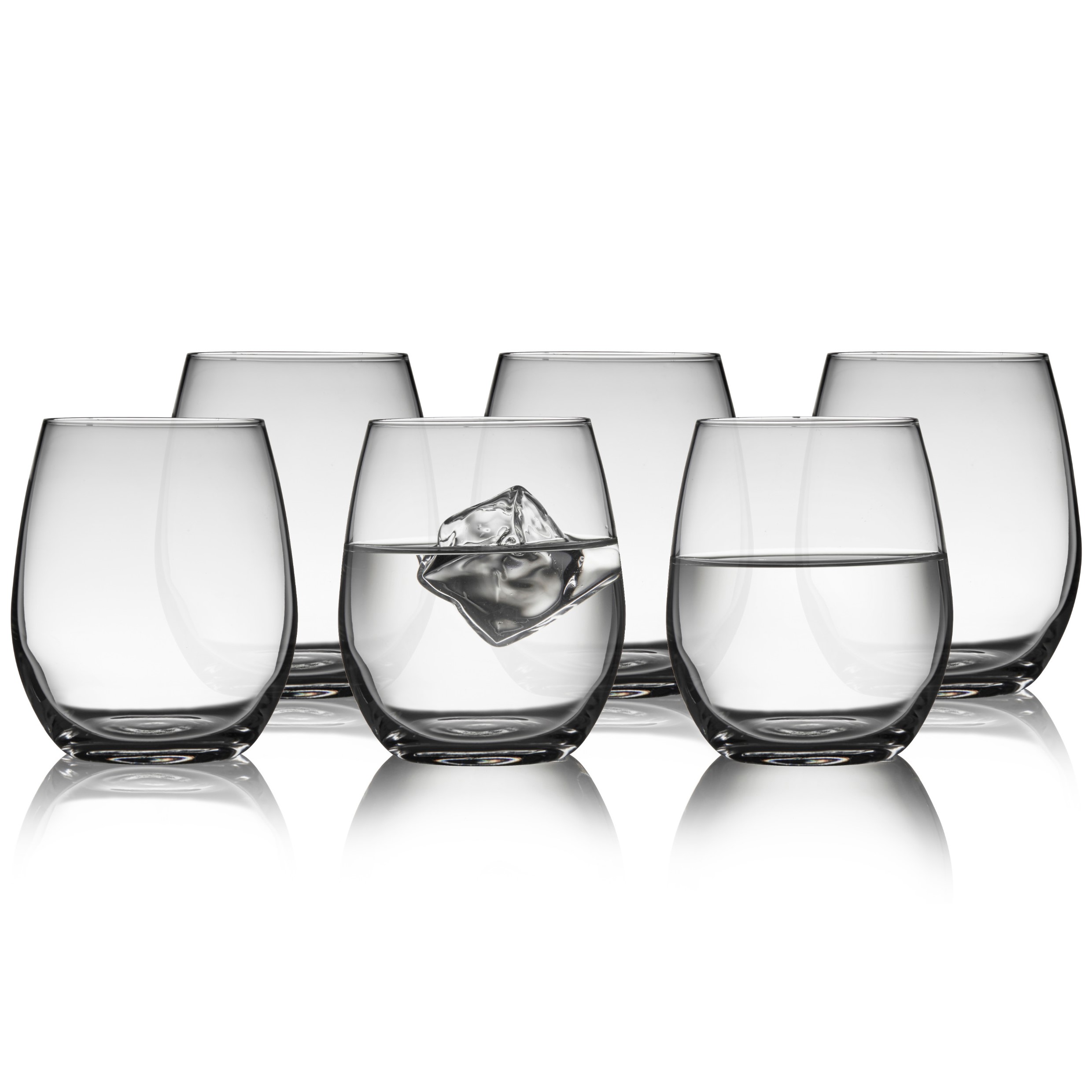 Vattenglas JUVEL, set i 6 delar, 390 ml, Lyngby Glas