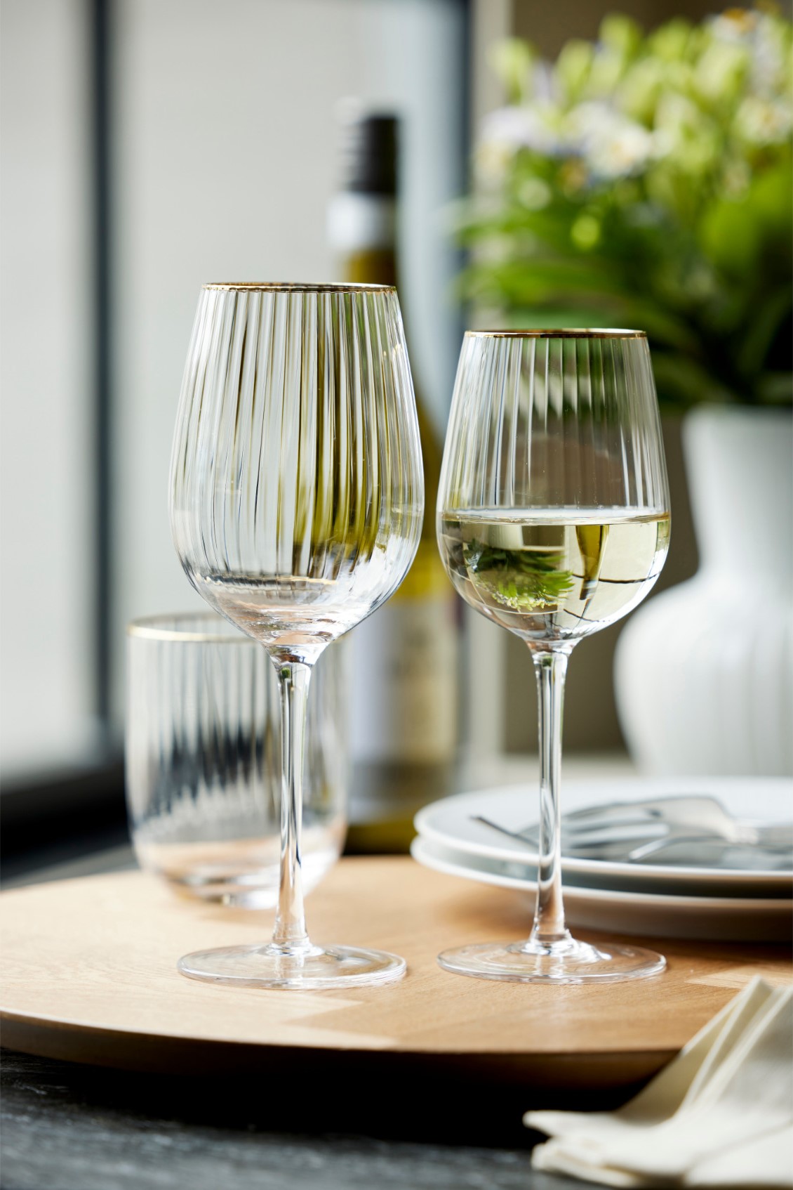 Vitvinsglas PALERMO, set i 4 delar, 300 ml, Lyngby Glas
