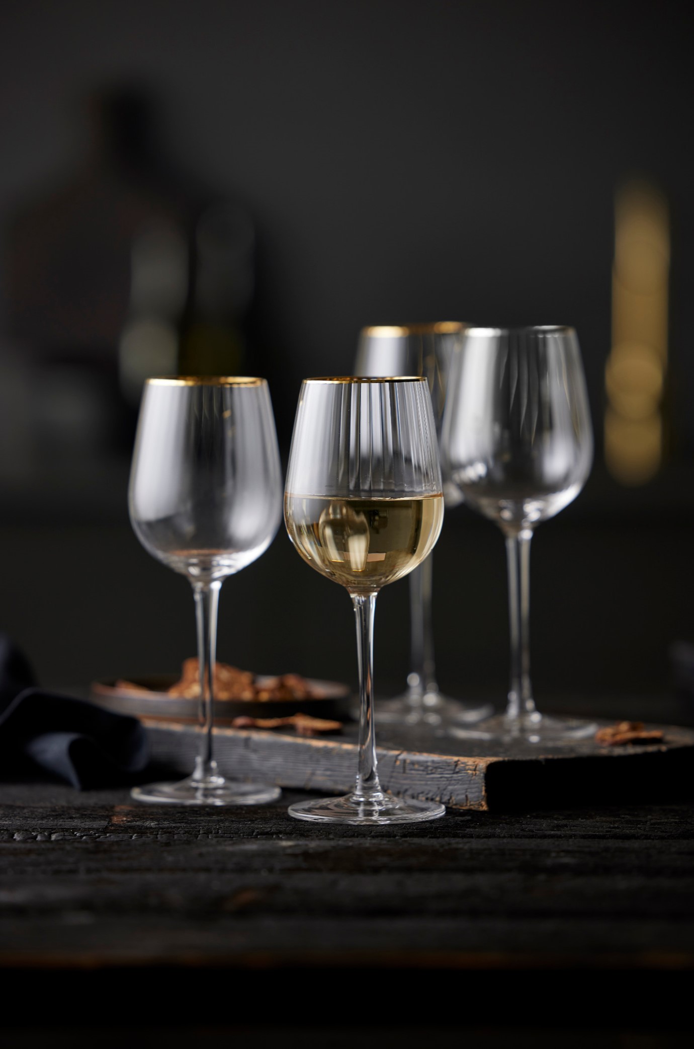 Vitvinsglas PALERMO, set i 4 delar, 300 ml, Lyngby Glas