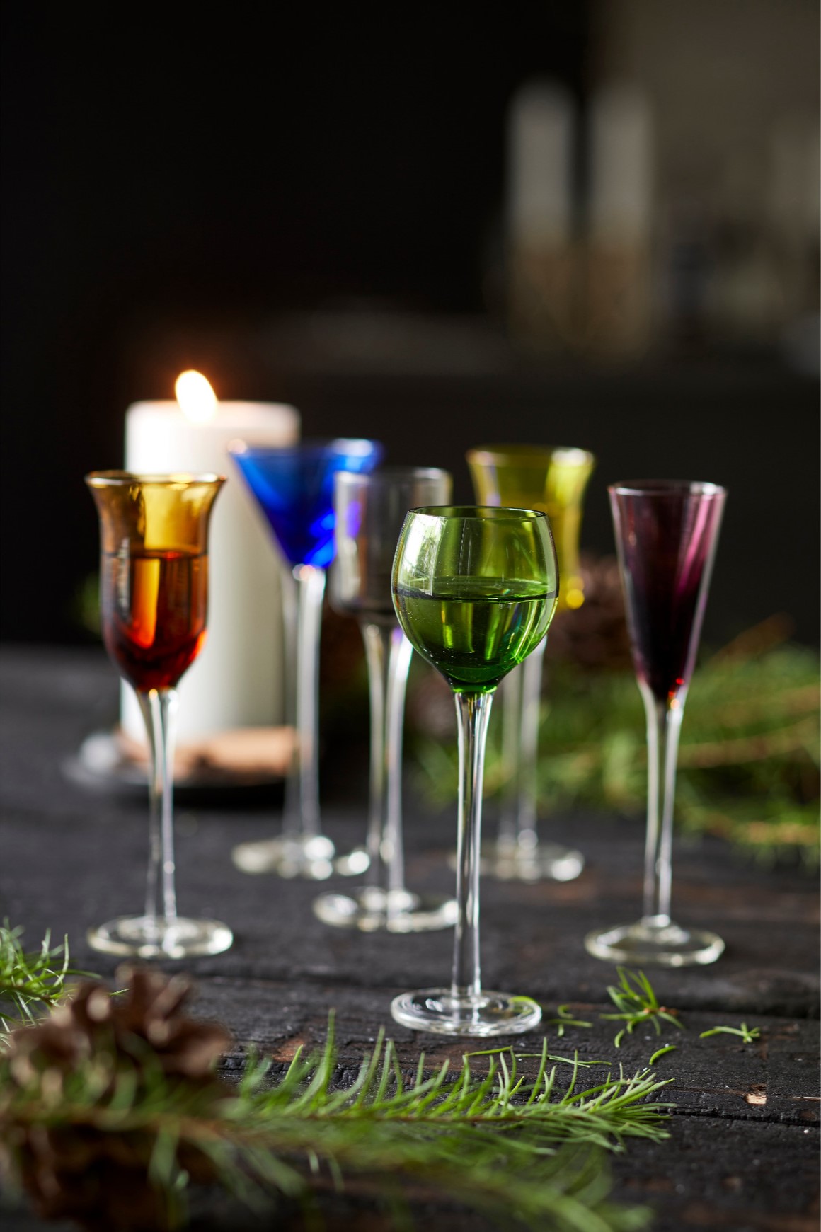 Snapsglas, set i 6 delar, Lyngby Glas