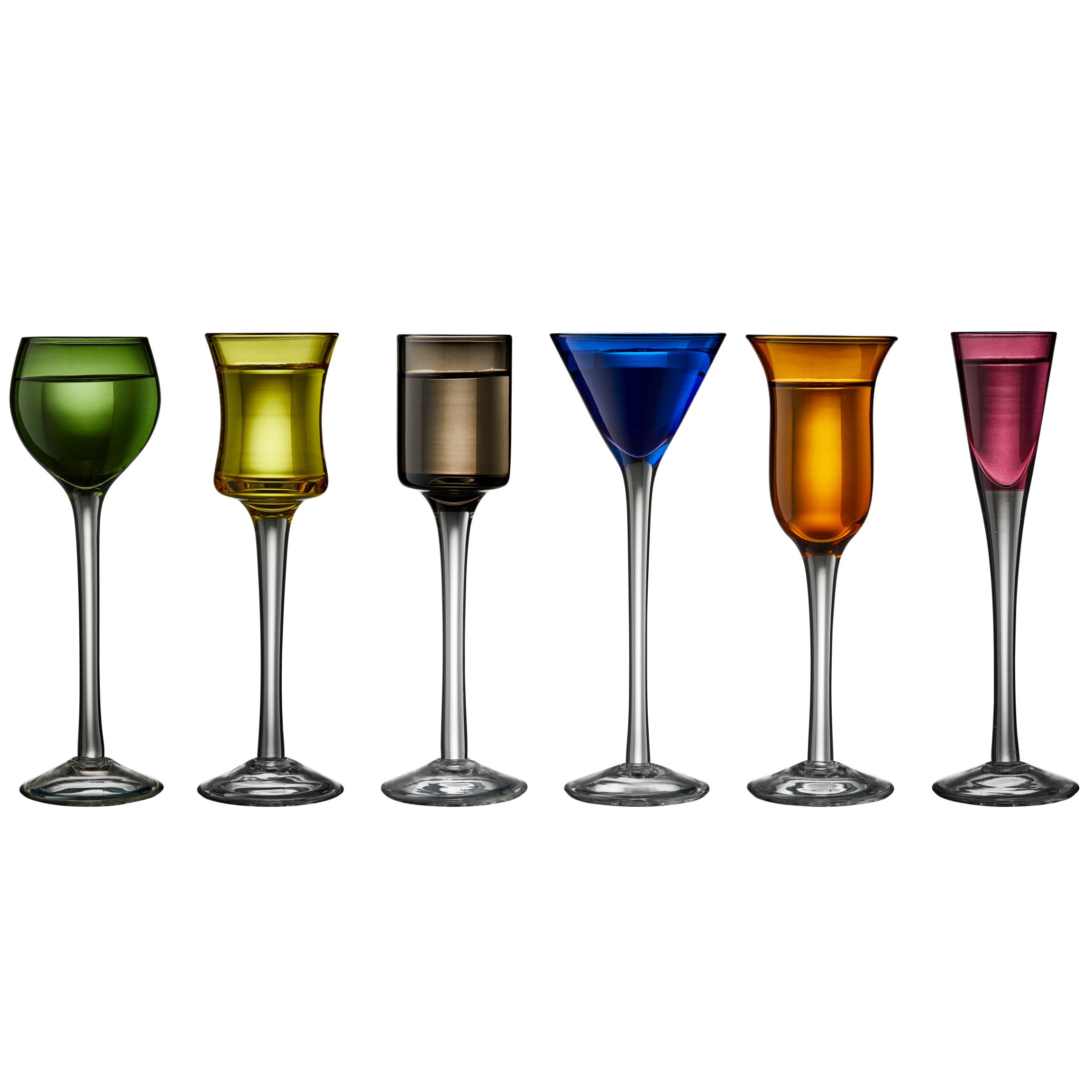 Snapsglas, set i 6 delar, Lyngby Glas