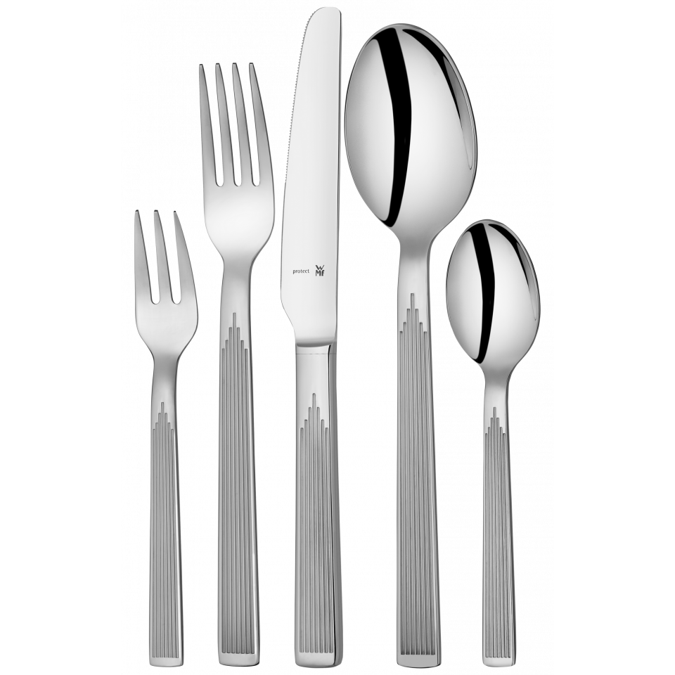 Bestickset ART DECO, 66 st, silver, WMF