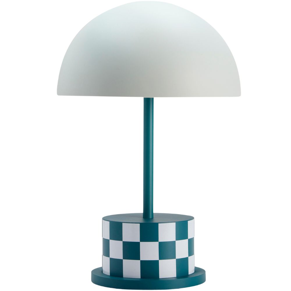 Bärbar bordslampa RIVIERA 28 cm, grön, Printworks