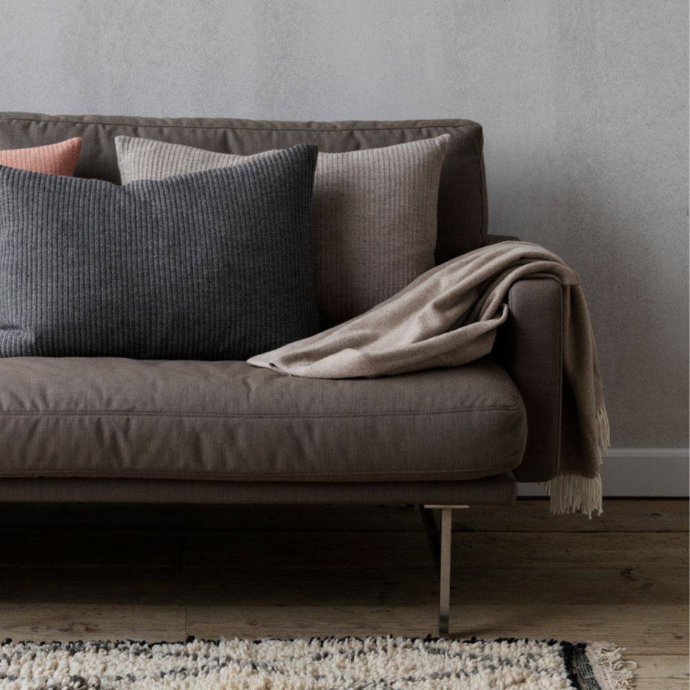 Filt CASHMERE 120 x 190 cm, naturlig brun, kashmir, Fritz Hansen