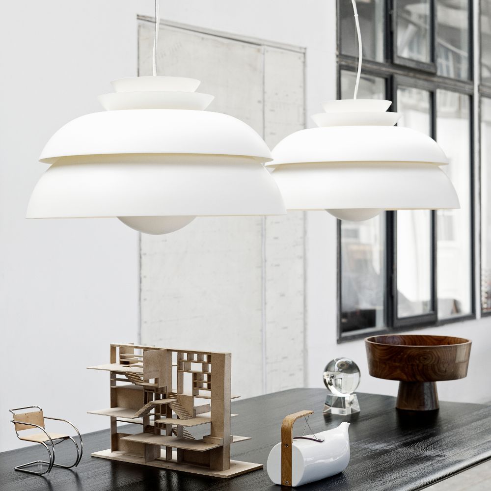 Pendellampa CONCERT 55 cm, vit, Fritz Hansen
