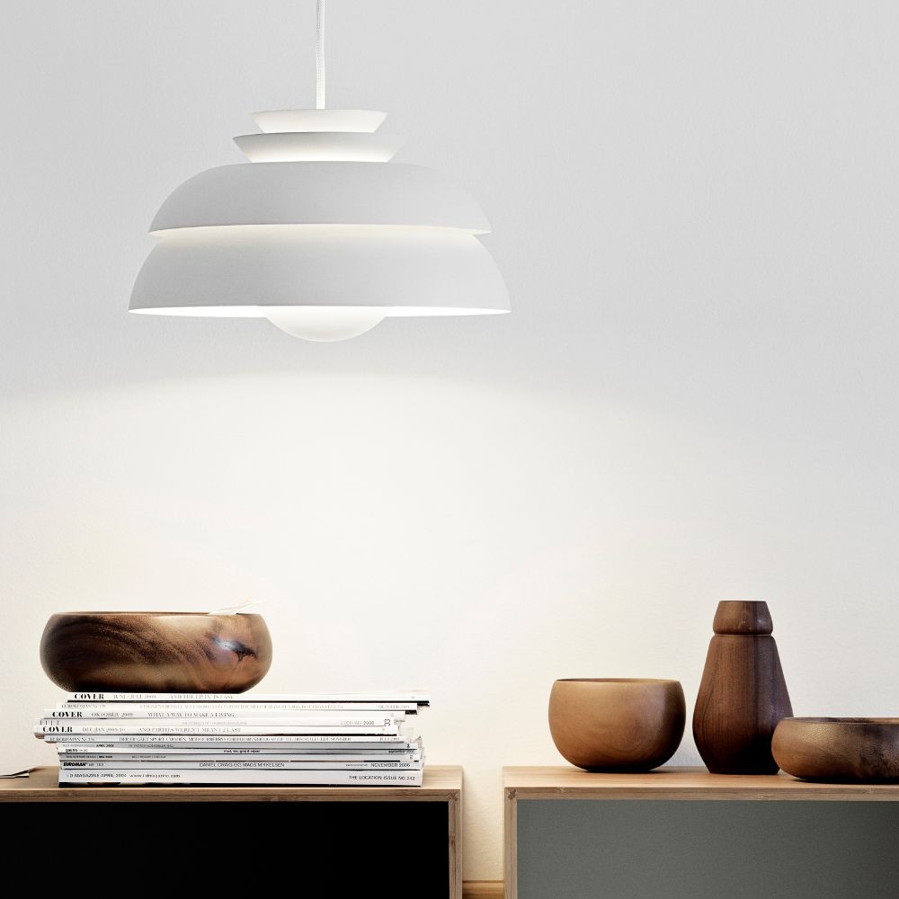 Pendellampa CONCERT 55 cm, vit, Fritz Hansen