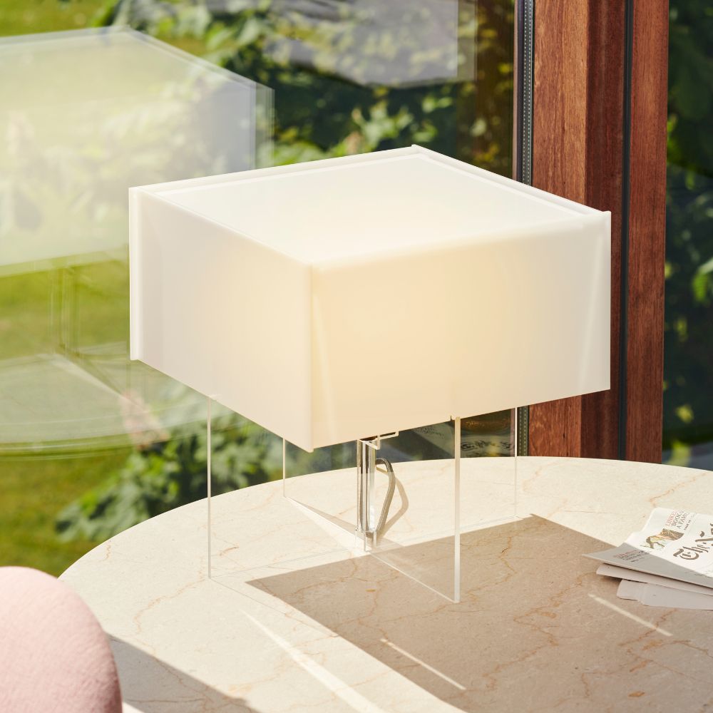 Bordslampa CROSS-PLEX 30 cm, vit, Fritz Hansen