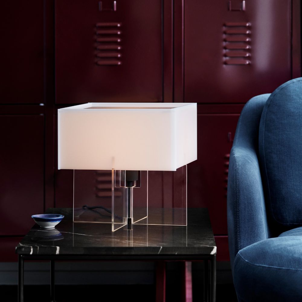 Bordslampa CROSS-PLEX 30 cm, vit, Fritz Hansen