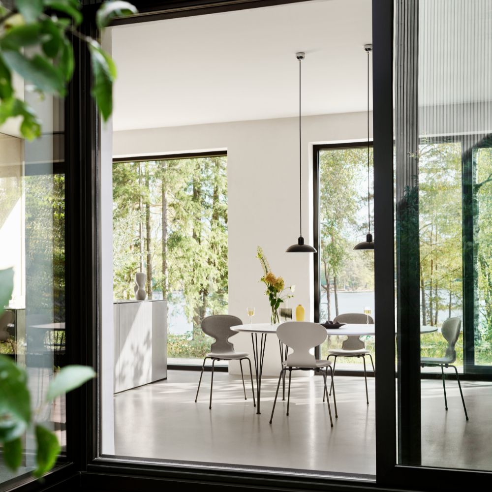 Pendellampa KAISER IDELL 28 cm, svart, Fritz Hansen
