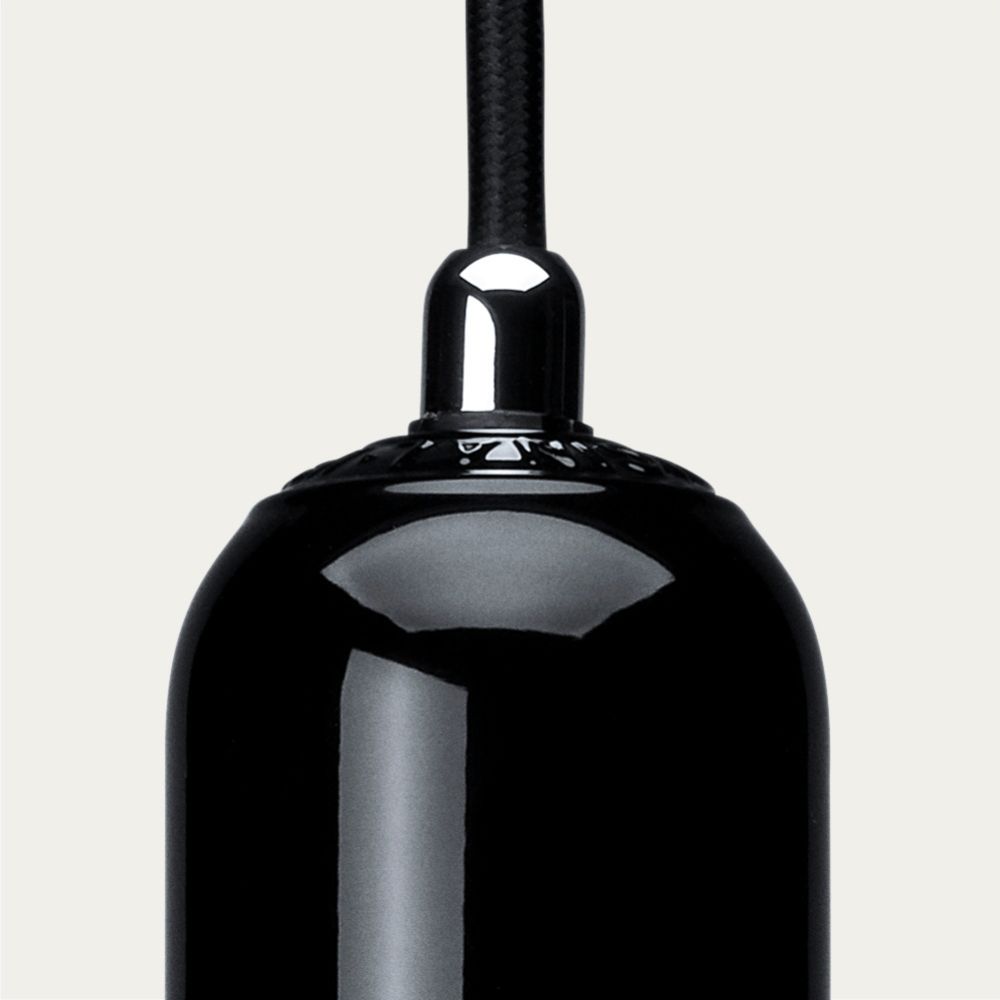 Pendellampa KAISER IDELL 28 cm, svart, Fritz Hansen