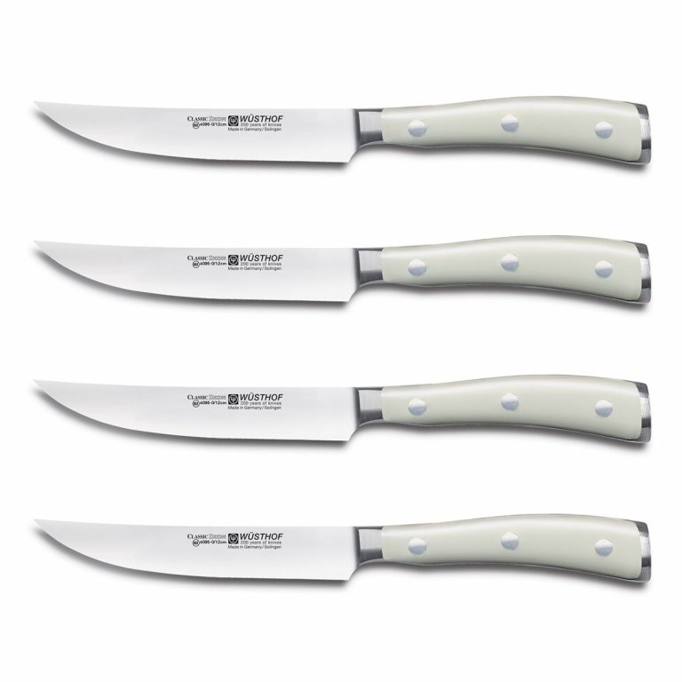 Set med 4-delade stekknivar Classic Ikon creme WÜSTHOF