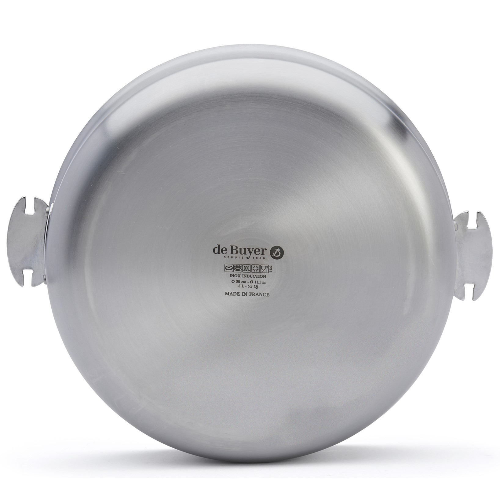 Stekpanna ALCHIMY LOQY 28 cm, silver, rostfritt stål, de Buyer