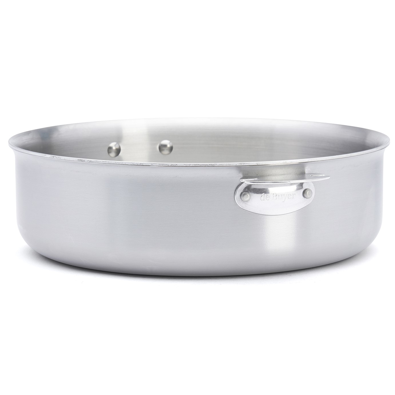Stekpanna ALCHIMY LOQY 28 cm, silver, rostfritt stål, de Buyer