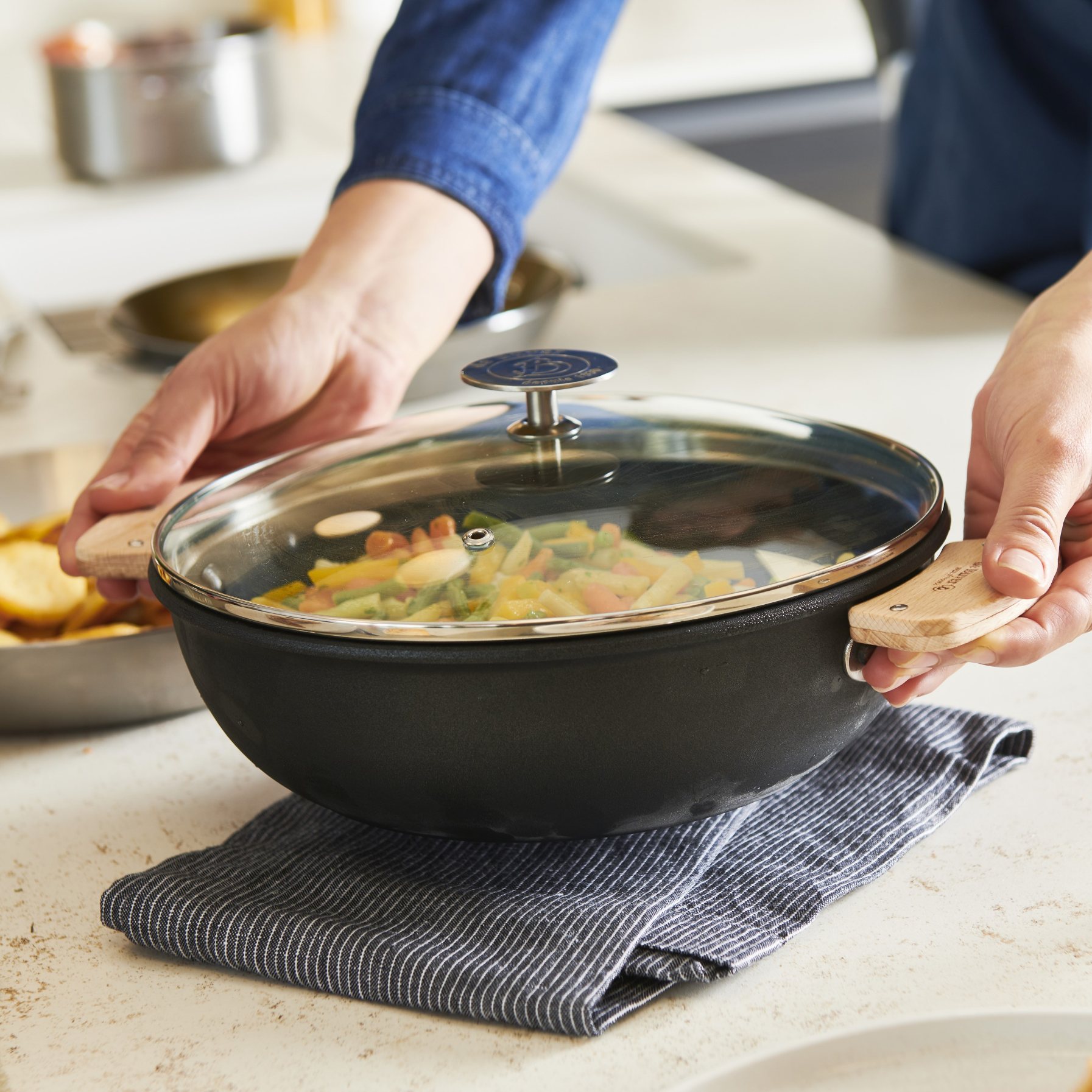 Grytlock ALCHIMY 24 cm, glas, de Buyer