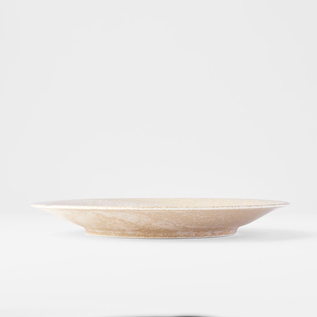 Förrättstallrik WHITE FADE 21 cm, beige, MIJ