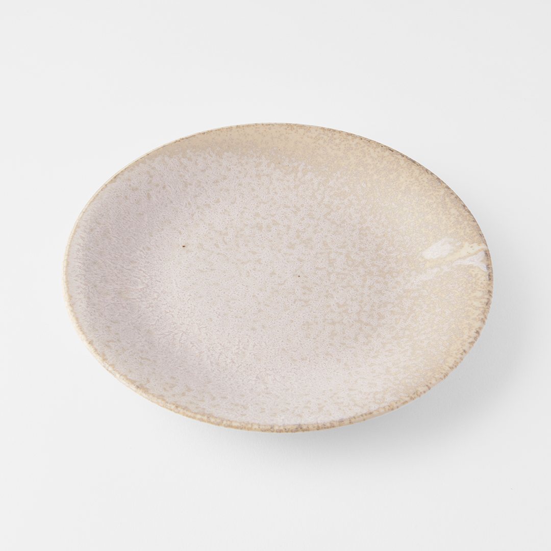 Förrättstallrik WHITE FADE 21 cm, beige, MIJ