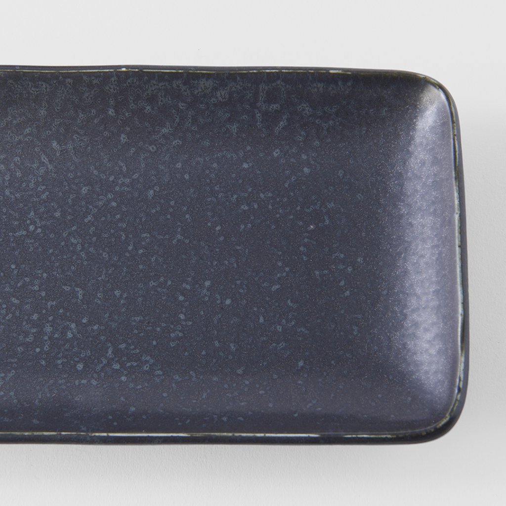 Serveringstallrik BB BLACK 29,5 x 12 cm, rektangel, svart, MIJ
